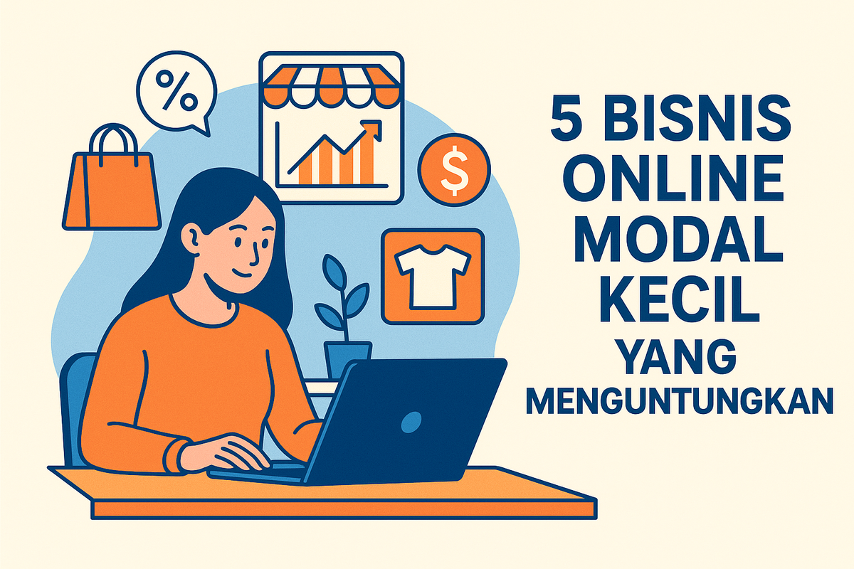 5 Bisnis Online Modal Kecil yang Menguntungkan