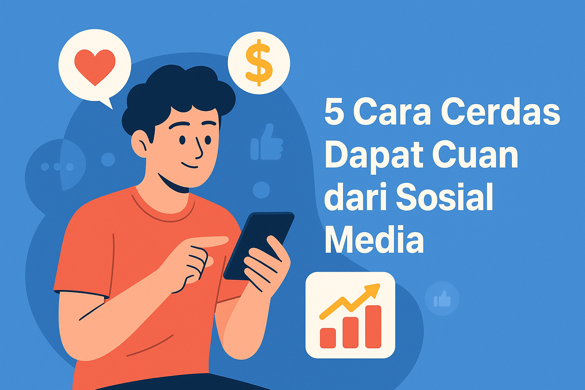 5 Cara Cerdas Dapat Cuan dari Sosial Media
