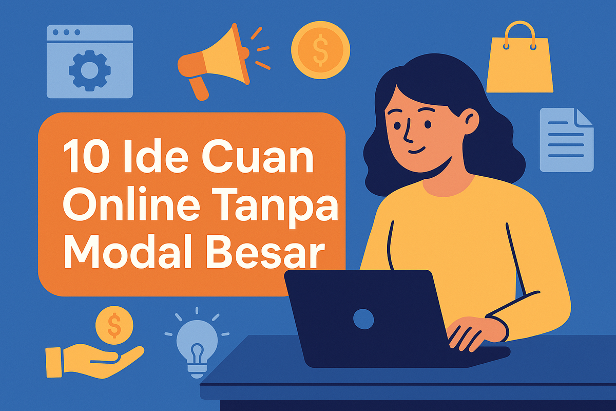 10 Ide Cuan Online Tanpa Modal Besar