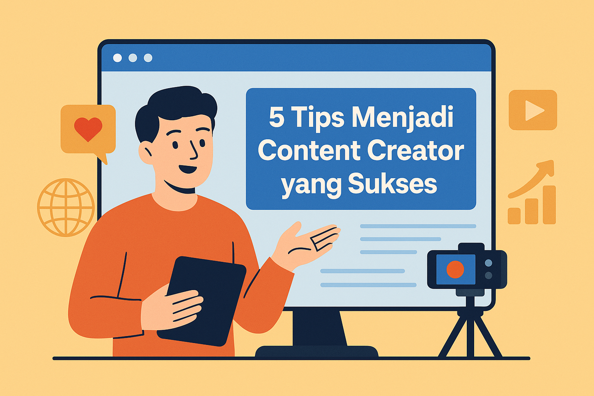 5 Tips Menjadi Content Creator yang Sukses