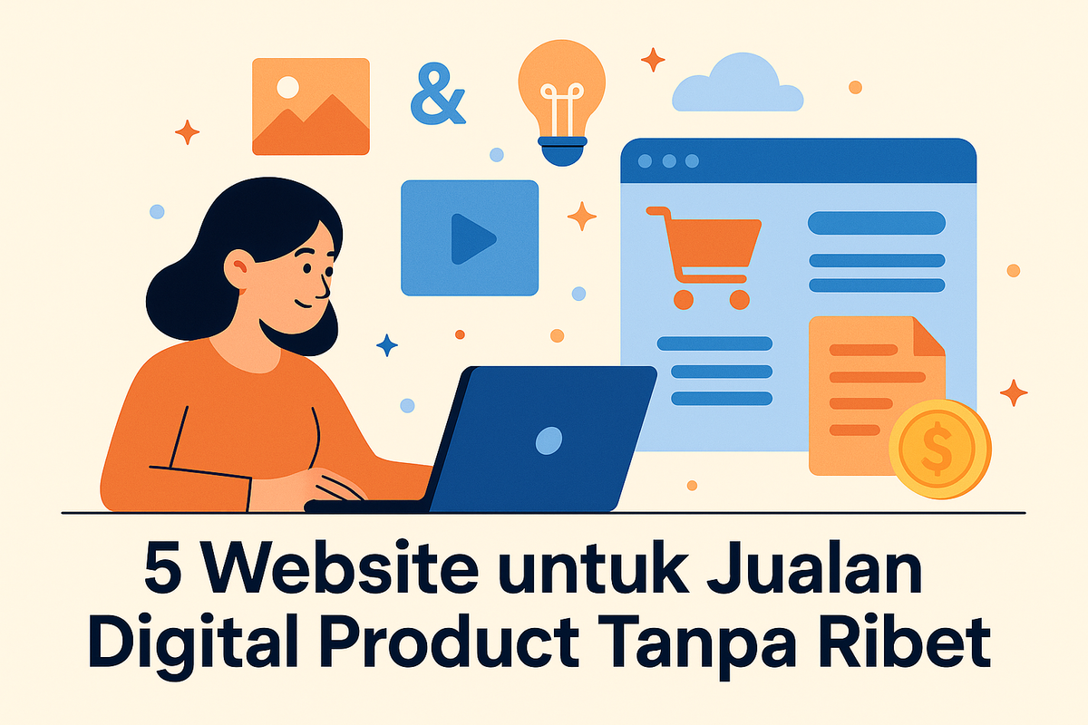 5 Website untuk Jualan Digital Product Tanpa Ribet