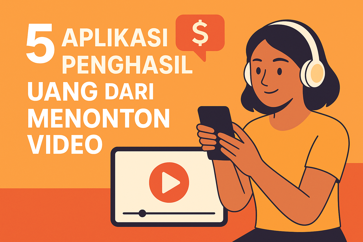 5 Aplikasi Penghasil Uang dari Menonton Video