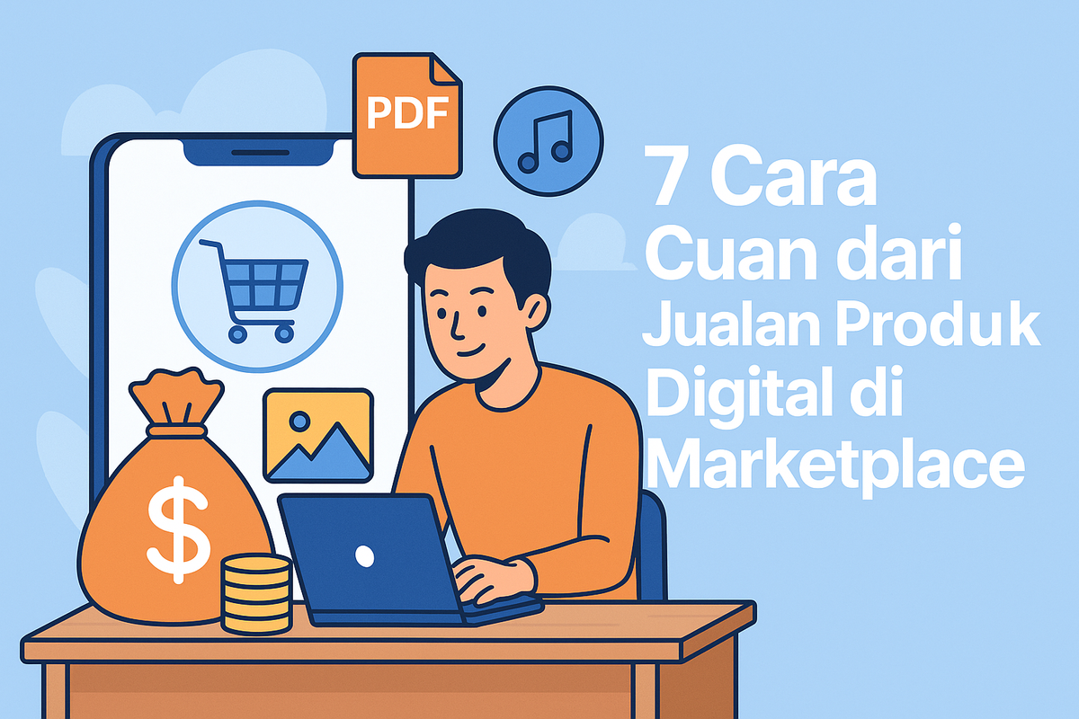 7 Cara Cuan dari Jualan Produk Digital di Marketplace
